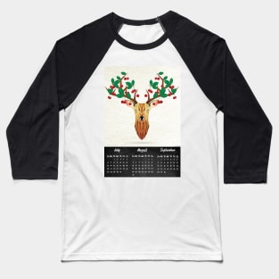 deer summer calendar 2020 Baseball T-Shirt